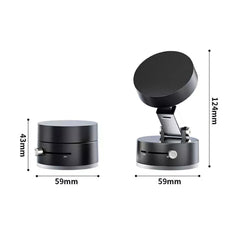 Car Phone Holder – 360° Magnetic Vacuum Suction Mount