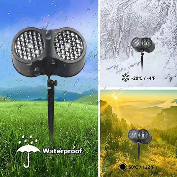 Party Dual Head Christmas Moving Christmas Patterns Laser Lamp Project