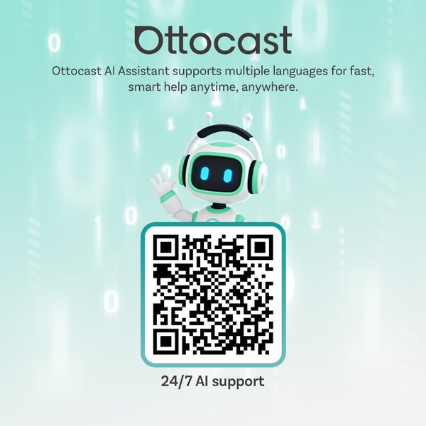 2025 Ottocast Adapter Smart Button Android Auto USB Wireless 2in1 Mini