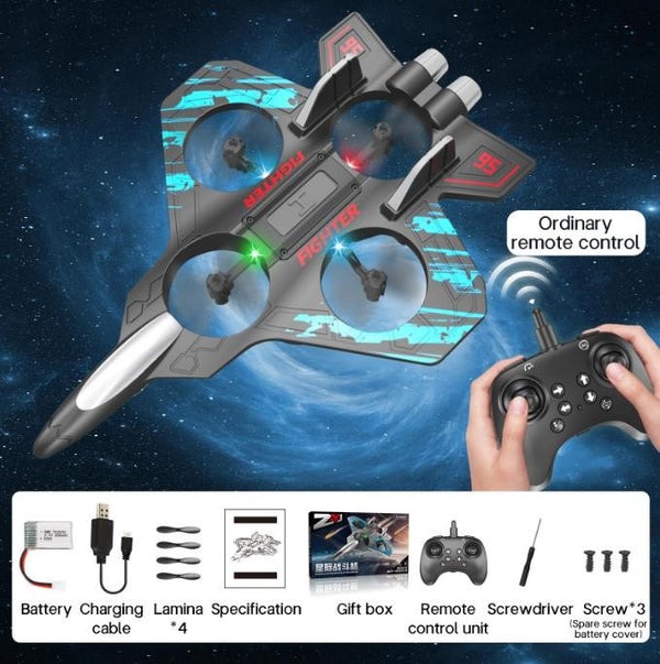 RC Quadcopter Remote Control Plane Stunt Fighter Airplane Toy