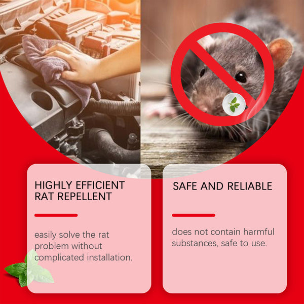 3PCS Automobile Engine Rat Repellent Spray 60ML Mouse Car Natural Prot
