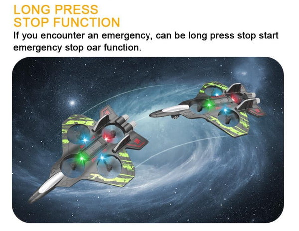 RC Quadcopter Remote Control Plane Stunt Fighter Airplane Toy