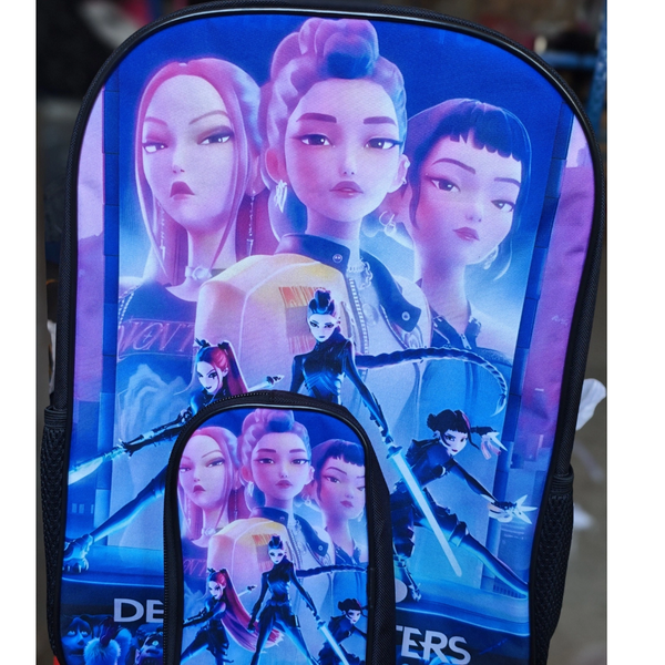 KPop Demon Hunters School Bag Set – Kids Backpack, Lunch Bag & Pencil Case