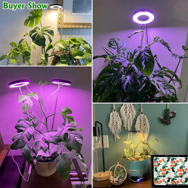Full Spectrum Plant 48 LED UV Grow Light Veg Lamp For Indoor Hydroponi