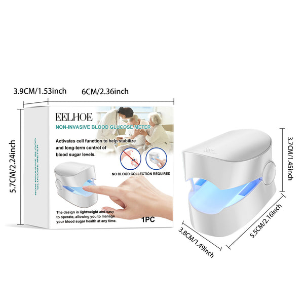 Non-Invasive Light Blood Glucose Monitor Blood Sugar Meter Diabetes Te