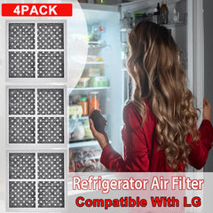 Fridge Air Filter 4-Pack – Carbon Deodoriser for LG Fridges
