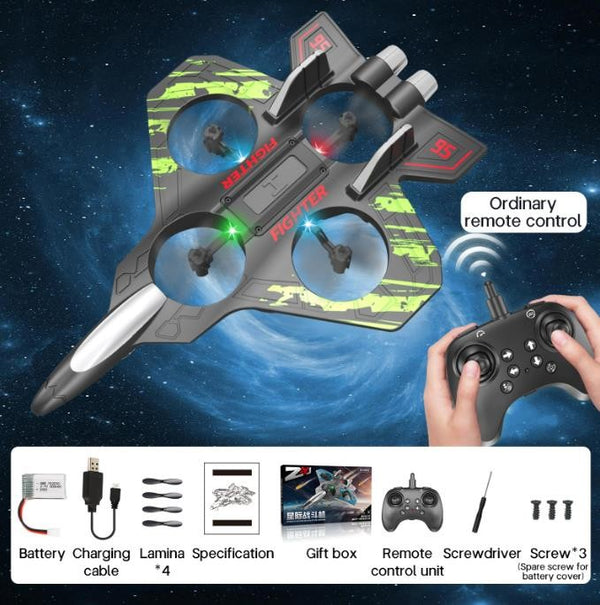 RC Quadcopter Remote Control Airplane Stunt Fighter Plane Toy