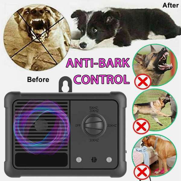 Repeller Device Trainer Control Barking Anti-Bark Stop Ultrasonic Dog
