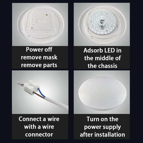 Round Circle Tube Replacement 12-36W LED Module Ceiling 220V Source