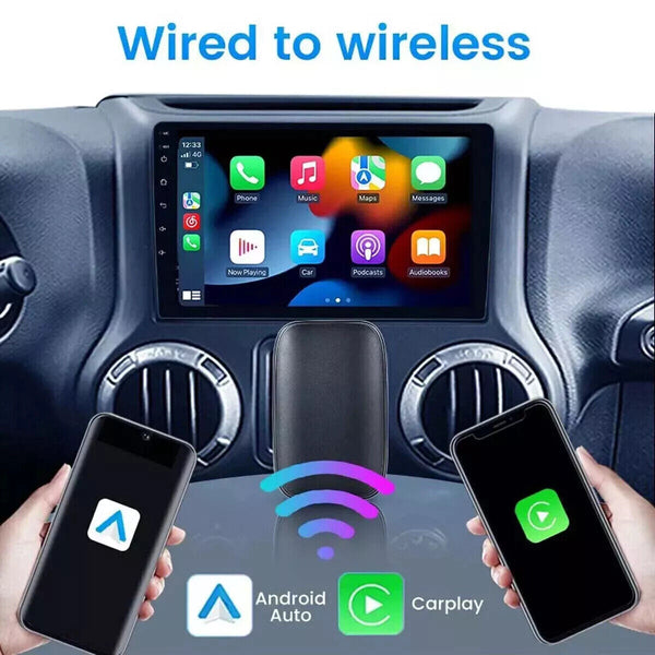 Wired to Wireless CarPlay Adapter Android Auto Wireless Adapter with USB Dongle