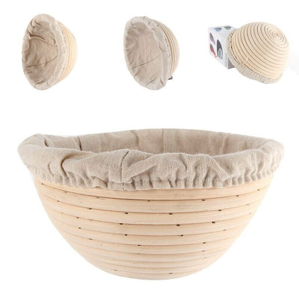 Proofing Provin Bread Dough Baking Rattan Round Oval Basket Brotform B