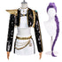 K-Pop Demon Hunters Costume Wig Black Dress Outfit Adults Mira Rumi Zo