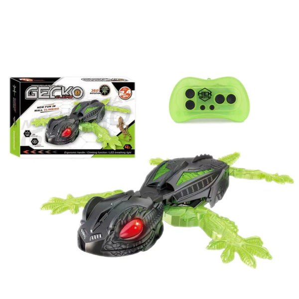 Wall Climbing Gecko Toy Rechargeable RC Robot for Kids, Drive on Walls