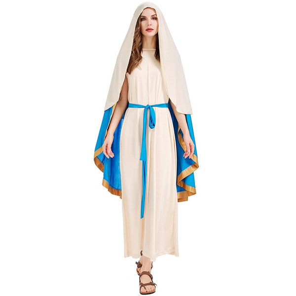 Book Week Girls Virgin Mary Costume Cosplay Party Halloween Religious