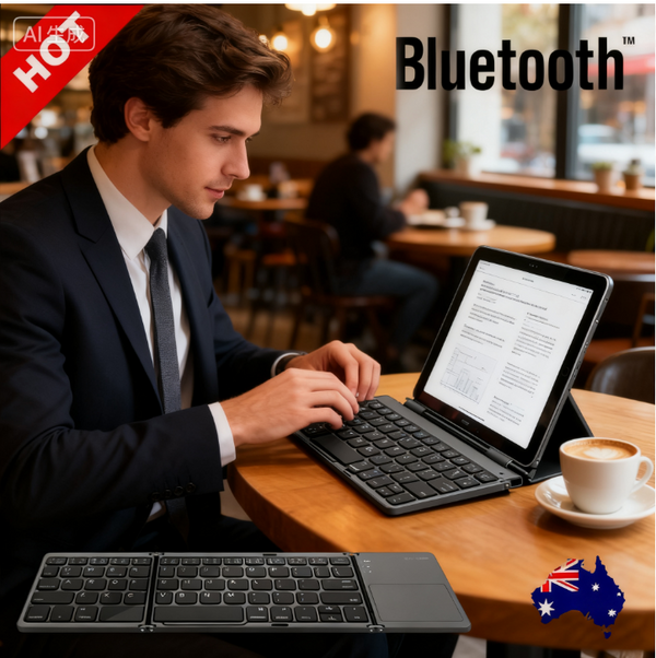 Ultra Slim Bluetooth Wireless Keyboard for Apple iPad iPhone Android W