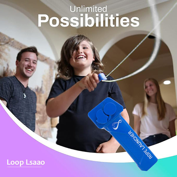 Loop Lasso EVO String Shooter – Glow-in-the-Dark Flying Rope Toy for Kids