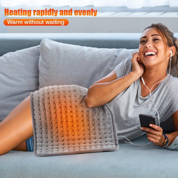 Electric Heat Pad Adjustable Heating Mat Warmer Blanket Back Pain Reli