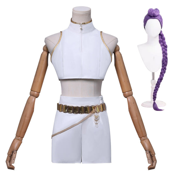 K-Pop Demon Hunters Stage Costume Wig Mira Rumi Zoey Cosplay Group Ido