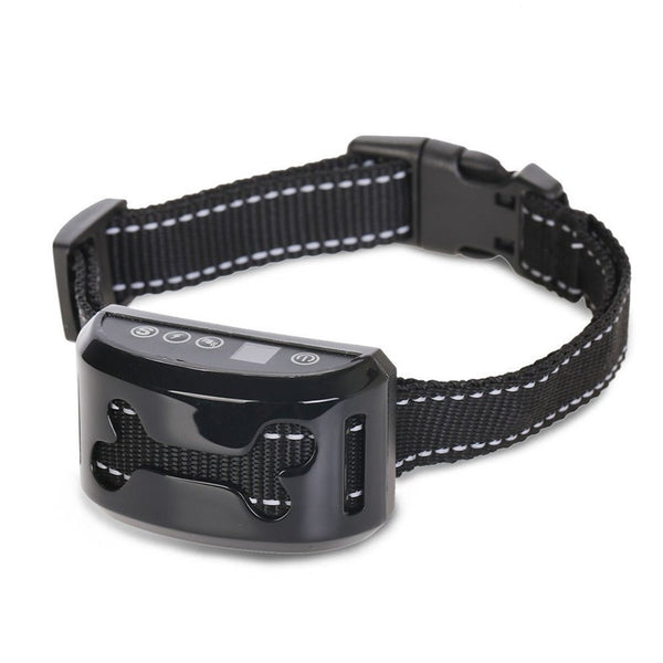 Dog barking Pet Rechargeabl barking collar vibrate barkcollar Auto Ant