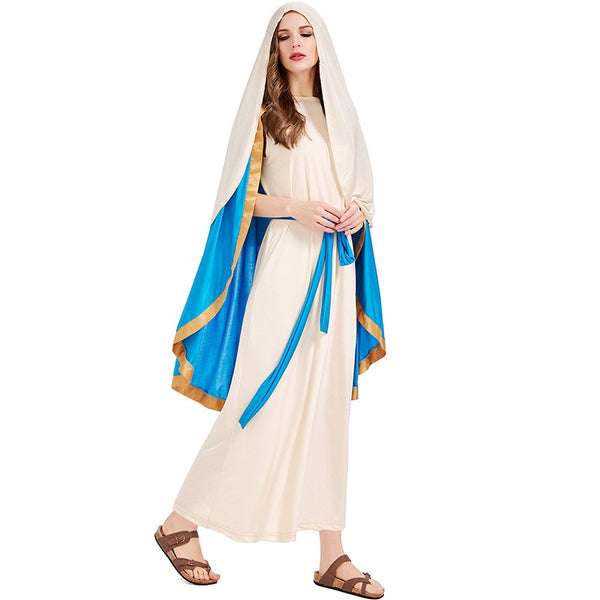 Book Week Girls Virgin Mary Costume Cosplay Party Halloween Religious