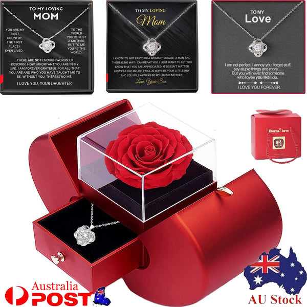 Eternal Flowers Rose Gift for Mom Wife Girlfriend Her on Anniversary M