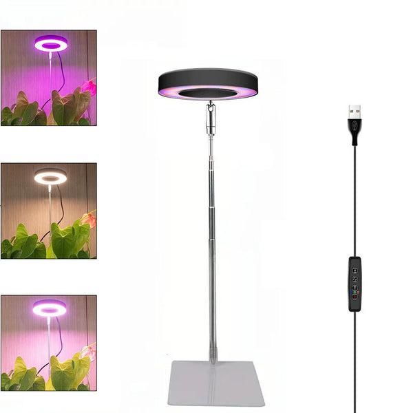 Full Spectrum Plant 48 LED UV Grow Light Veg Lamp For Indoor Hydroponi