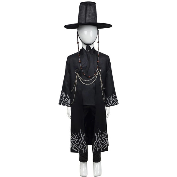 K-Pop Demon Hunters Kids Saja Boys Idol Jinu Cosplay Wig Hat Book Week
