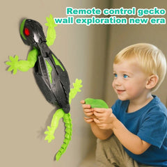 Wall Climbing Gecko Toy Rechargeable RC Robot for Kids, Drive on Walls