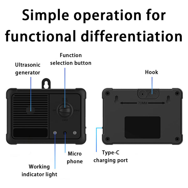 Repeller Device Trainer Control Barking Anti-Bark Stop Ultrasonic Dog