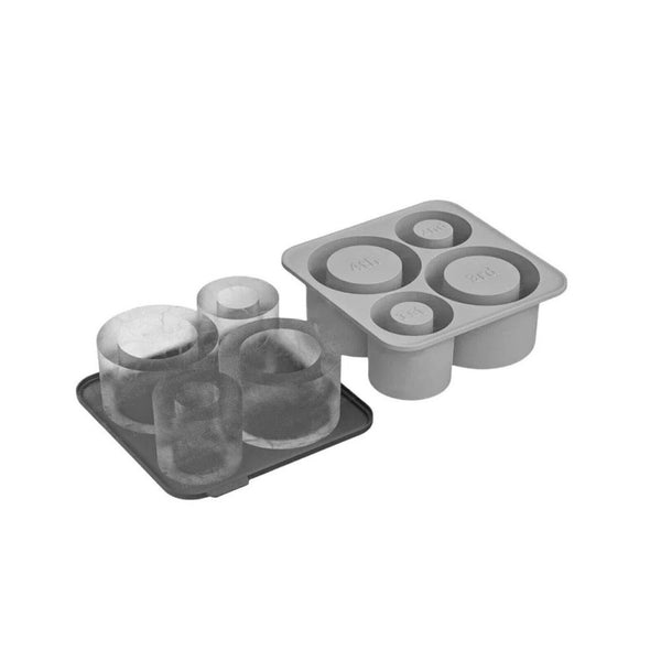 4 Grid Ice Cube Tray for Stanley-Cup Tumbler Cup Circle Shape Silicone
