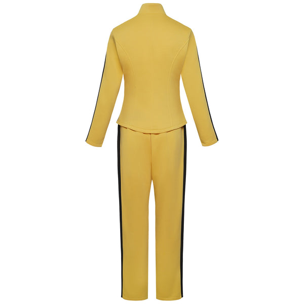Kill Bill Beatrix Kiddo Cosplay Costume – Women Yellow Jumpsuit Outfit
