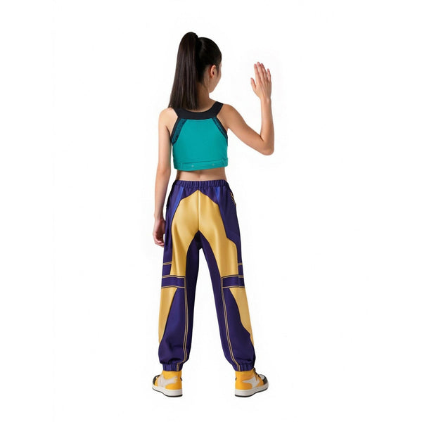 Kids Girls K-Pop Demon Hunters Rumi Mira Zoey Costume Cosplay Dress Bo