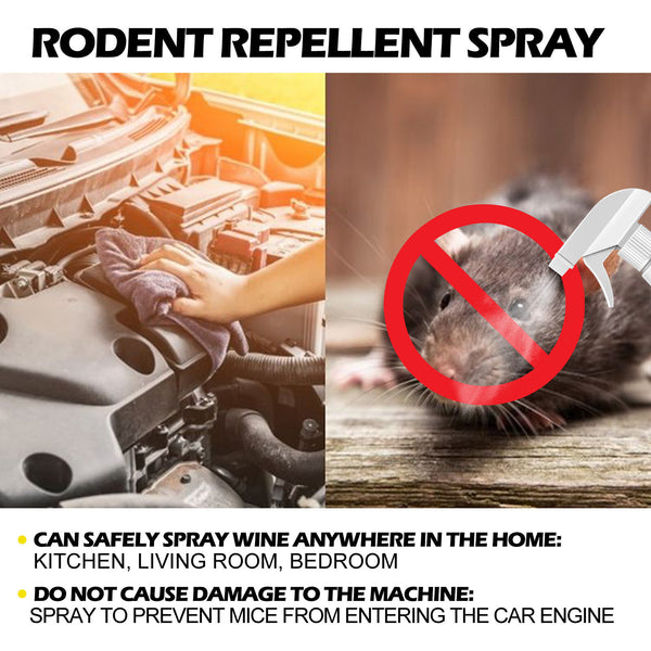 3PCS Automobile Engine Rat Repellent Spray 60ML Mouse Car Natural Prot