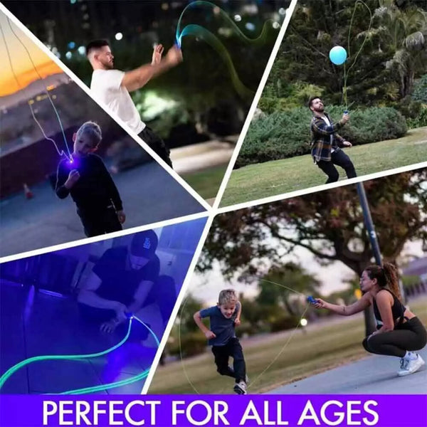 Loop Lasso EVO String Shooter – Glow-in-the-Dark Flying Rope Toy for Kids