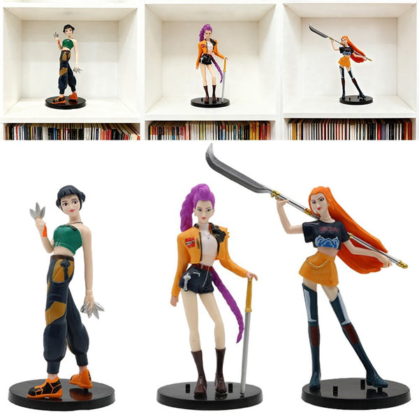 KPop Demon Hunters Rumi Mira Zoey Figurines Doll Collectible Decorativ