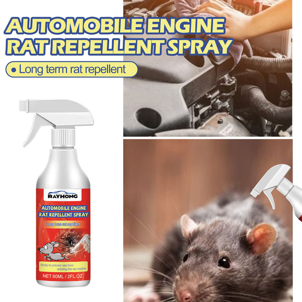 3PCS Automobile Engine Rat Repellent Spray 60ML Mouse Car Natural Prot