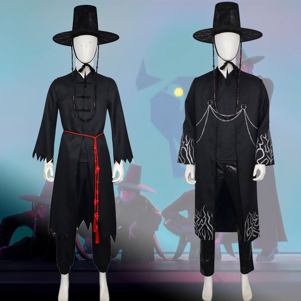 K-Pop Demon Hunters Kids Saja Boys Idol Jinu Cosplay Wig Hat Book Week