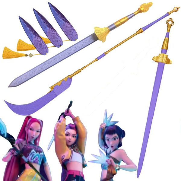 KPop Demon Hunters Sword Toy Rumi Mira Cosplay Weapon Toys Collectible