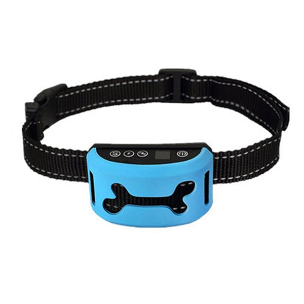 Dog barking Pet Rechargeabl barking collar vibrate barkcollar Auto Ant