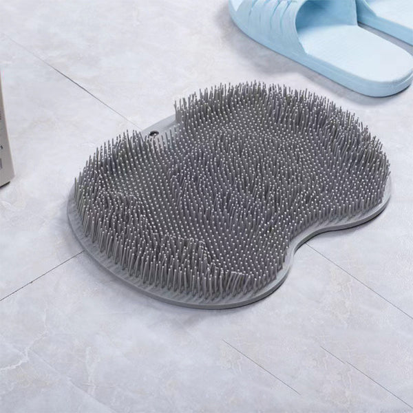 Foot Back Body Scrubber Massager Pad Shower Bath Cleaning Mat Exfoliat
