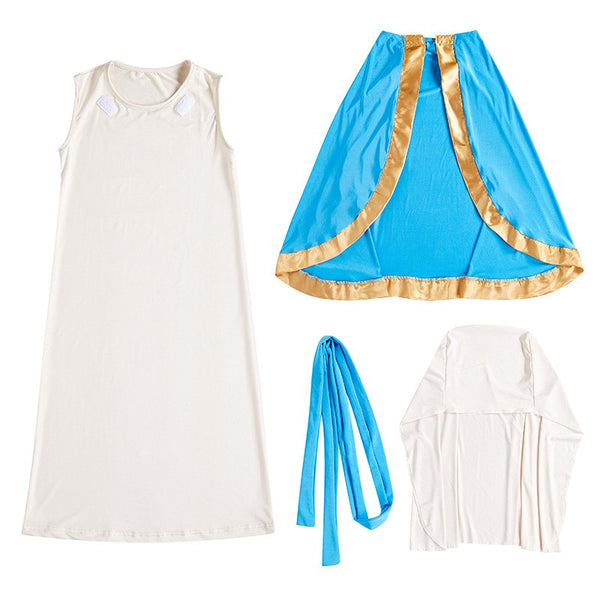 Book Week Girls Virgin Mary Costume Cosplay Party Halloween Religious