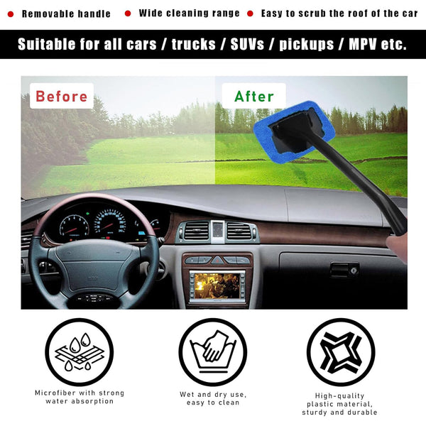 Auto Window Cleaning Windshield Cleaner Wiper Glass Windscreen Car Bru