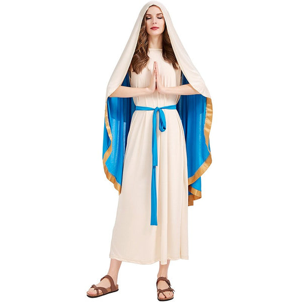 Book Week Girls Virgin Mary Costume Cosplay Party Halloween Religious