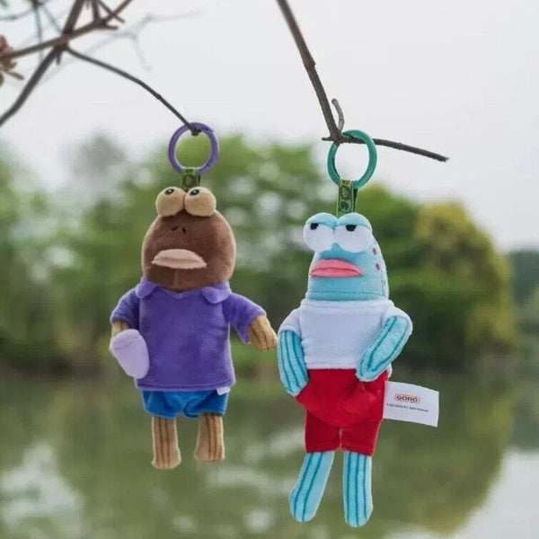 New POP MART Bikini Bottom Buddies Series Blind Box Plush Toy Pendant