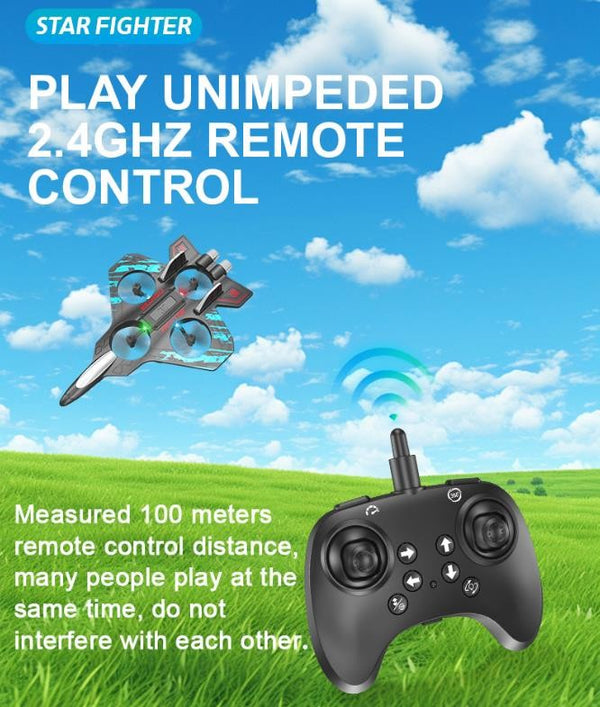 RC Quadcopter Remote Control Plane Stunt Fighter Airplane Toy