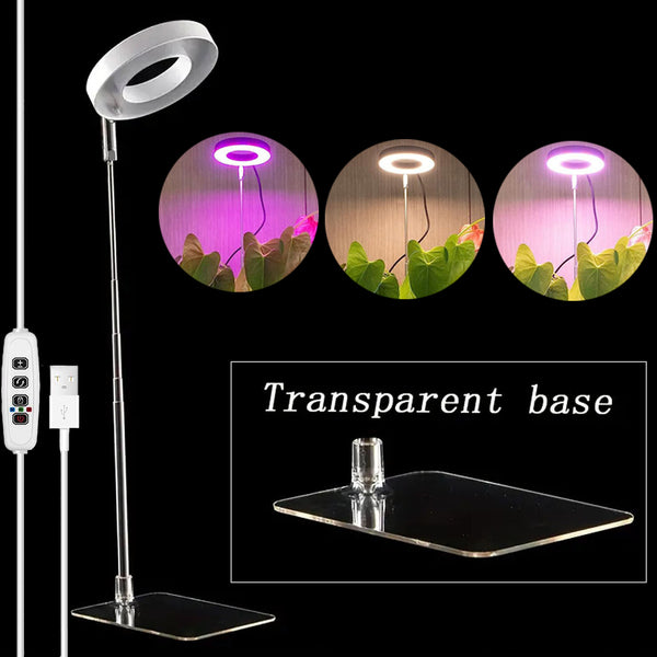 Full Spectrum Plant 48 LED UV Grow Light Veg Lamp For Indoor Hydroponi