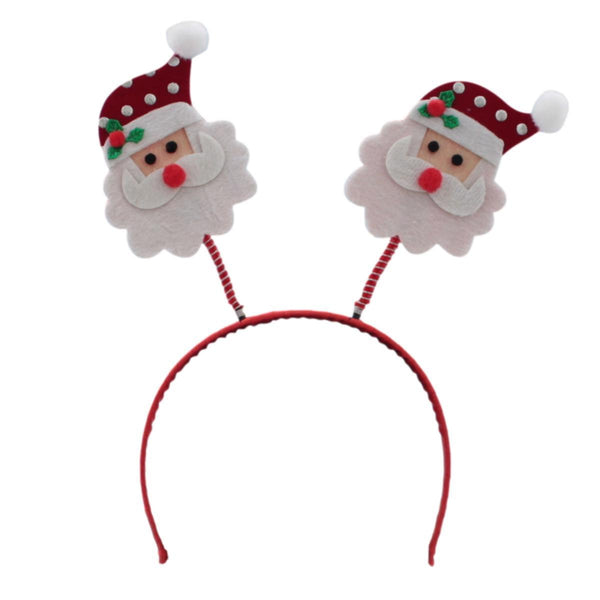 Christmas headband style: Two Santas, novelty party headband
