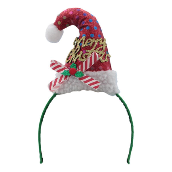 Christmas headband style: Santa Hat, novelty party headband