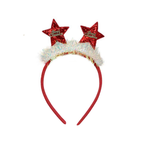 Christmas headband style: Two Stars, novelty party headband