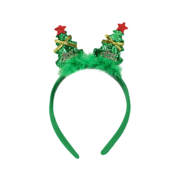 Christmas headband style: Two Trees, novelty party headband